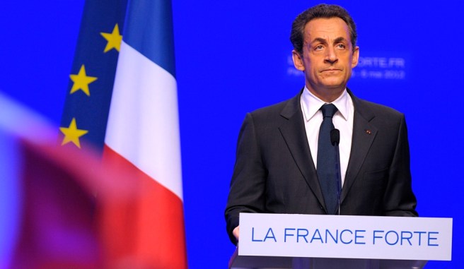 sarkozy-defaite Nicolas Sarkozy, à la Mutualité, à Paris | Photo REUTERS/Philippe Wojazer